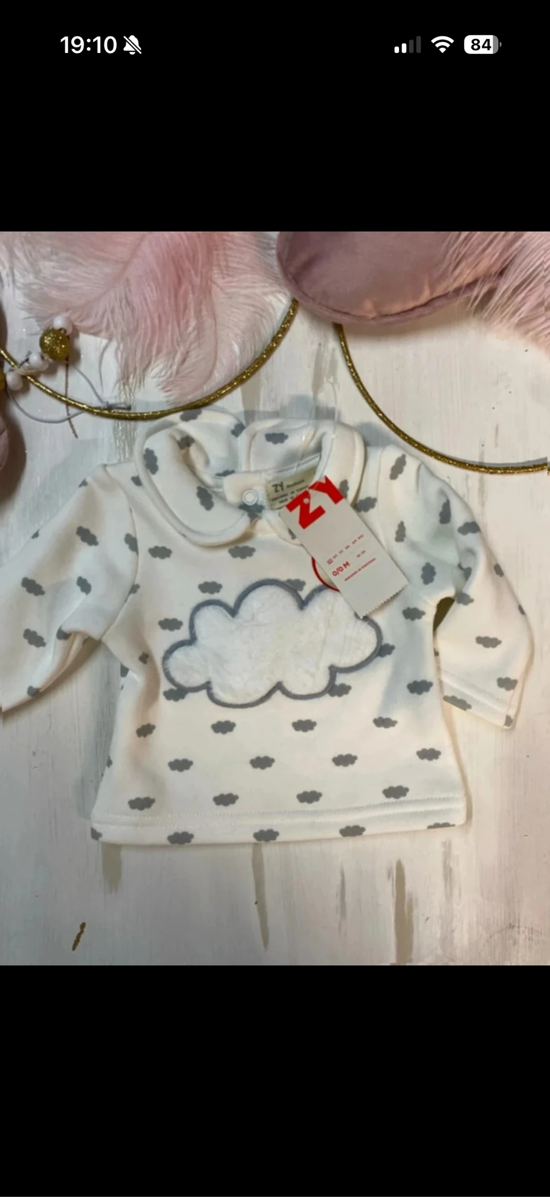Sweat-shirt bébé mixte (neuf) - taille 0 mois